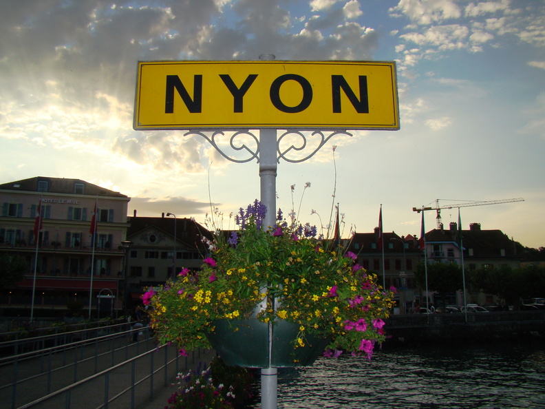 2008 07-Nyon Switzerland City Sign.jpg